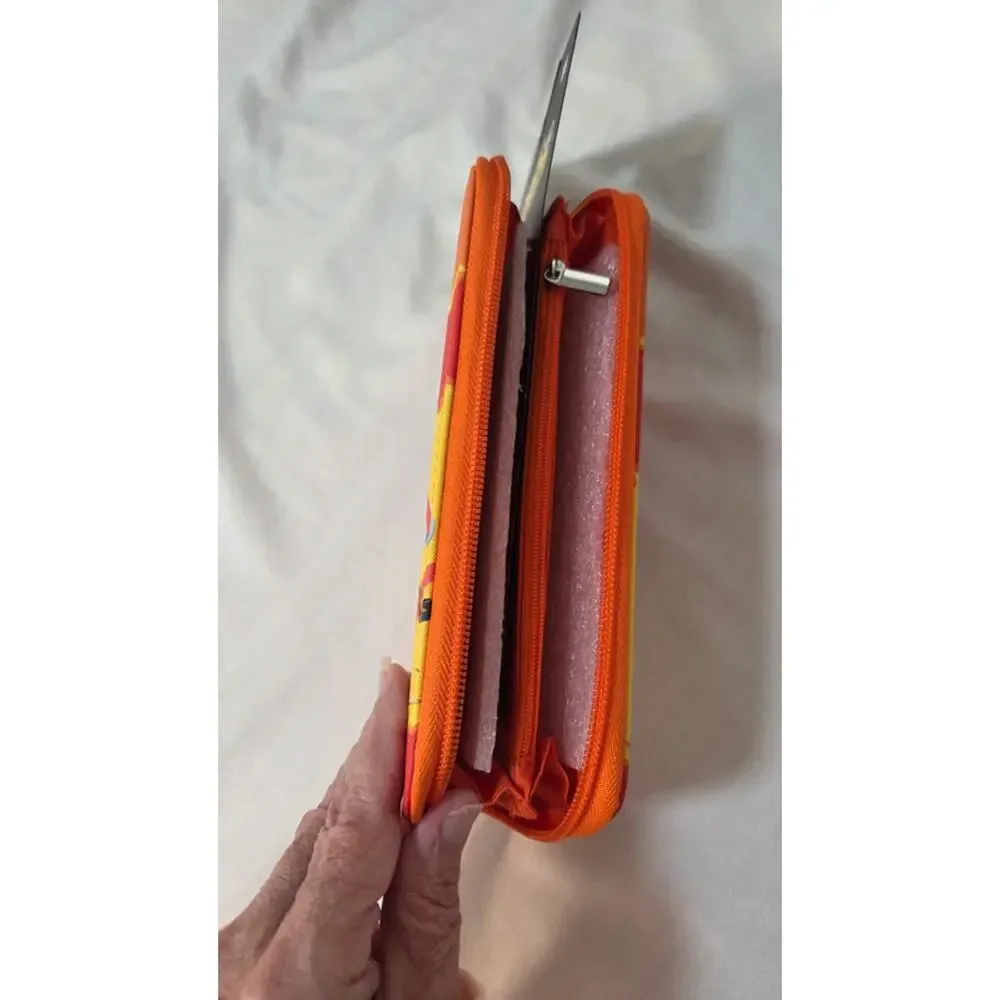 Cheetos Flamin Hot Crunchy Wallet Wristlet Chester Cheetah NWT Zip